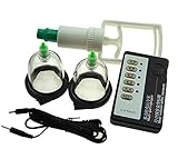 Brustsauger Sex Brustpumpe Elektrisch Elektroschock Brust Elektro Nippel Pumpe Sauger Sucker Brustvergrößerungs-Gerät Estim-Therapie Erotisches Spielzeug für Frauen und Männer