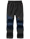 HFDWYJ Softshell Hose Kind Skihose Gefütterte Hose Kinder Thermohose Kinder wasserdichte Winddichte Schneehose Jungen Und Mädchen Wanderhose Outdoor Hose Kinder Funktionshose