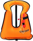 Cressi Schnorchelweste, Orange, Standard