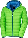 NORDCAP Herren Stepp-Jacke in Daunenoptik, Outdoorjacke, tolle Übergangs- & Winterjacke, 100% Wattierung, Grün, M