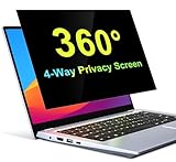 ZOEGAA 360° Blickschutzfolie Laptop 14 Zoll 16:10, Vierseitig Sichtschutzfolie 14 Zoll,Anti Blaulicht Blendschutz Laptop Privacy Screen Sichtschutz Blickschutzfilter für Lenovo HP Dell Acer Asus