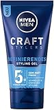 NIVEA MEN Haargel mit semi-mattem Finish, einfaches Haarstyling mit starkem Halt, für Männer mit Vitamin E, Craft Stylers Definierendes Styling Gel (150 ml)