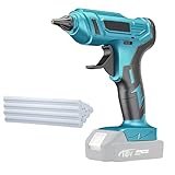 Heißklebepistole Klebepistole, Ersatz für Makita 18V BL1850,Akku-Heißklebepistole mit 10 Heißklebesticks,für Basteln, Kunst und Reparatur (Ohne Batterie)