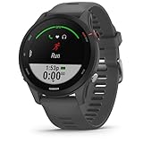 Garmin Forerunner 255 – GPS-Laufuhr mit individuellen Trainingsplänen, speziellen Lauffunktionen und detaillierter Trainingsanalyse. 1,1“ & 1,3' Farbdisplay, Akkulaufzeit bis zu 14 Tage, wasserdicht
