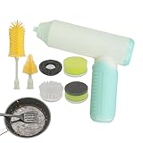 Elektrische Bürste für Dusche – Badreiniger, wiederaufladbar, tragbar, automatische Bürste zum Waschen von Tassen, Töpfen, Fenstern, Waschbecken, kommerziellem Badezimmer, Fläschchen und Dusche