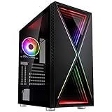 KOLINK Void X Midi Tower PC-Gehäuse, Computergehäuse, PC Hülle, PC Gehäuse ARGB, Gaming PC Case, PC Tower Gehäuse, Computer Gehäuse Gaming