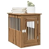 vidaXL Hundekäfig im Möbelstil Artisan-Eiche 45x62x59 cm Holzwerkstoff