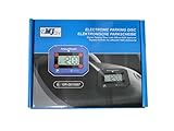 eMJay Digitale Parkuhr fürs Auto, elektronische Parkscheibe mit KBA-Zulassung, automatische Ankunftszeit, mit Display, zuverlässig, inklusive Batterie und 3M Klebepads