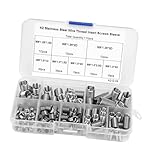 ALCXAZS Langlebiges Gewindeeinsatz Set, Drahtschraubenhülsen Gewindereparaturlösungen, 8 verschiedene Größen, geeignet für Pkw, Lkw, Werkstatt, Drahtschraubenhülsen Reparatureinsatz Sortiment