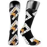Socken Für Herren Damen Moto-Cross Business-Socken Komfortbund Personalisiert Trekkingsocken, Für Spazieren, Outdoor, Daily, 40cm