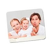 Herz & Heim® Personalisiertes Mousepad mit Wunschname oder Foto Foto