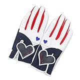 Ywmsfl PU-Leder-Handschuhe für Rechts- und Linkshänder, Golfergriff, fast wetterfest, flexible Handschuhe, Links- und Rechtshänder