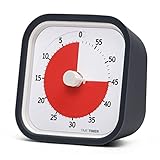 TIME TIMER MOD - Visueller 60 minuten Countdown-Timer für Klassenzimmer, Besprechungen, Geräuschlosem Betrieb und austauschbarer Silikon Schutzgehäuse.