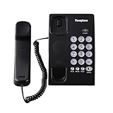MLWSKERTY T3016 Desktop Telefon Schnurgebundenes Telefon Mit Schneller Wahlwiederholung Wandmontierbare Festnetztelefone