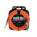 Ernie Ball Flex Instrumentenkabel gerade/gerade 6,1 m (20 ft) - Orange