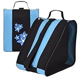 Gmokluytw Tasche für Schlittschuhe, Tasche für Inline-Skates, Schuhhalter für Eislauf, mit Griff, große Kapazität mit drei