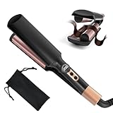 Welleneisen, Mini Welleneisen für Haare, Reisegröße Beach Waves Lockenstab mit 120-200℃, Mermaid Hair Waver für Wellen Haare - Tragbarer Hair Curler Wellen Lockenstab, Neue Mini-Locken