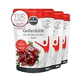 BORCHERS Gelierhilfe, Alternative zu Gelierzucker 3x 300g, auf Grundlage von Xylit, 1:1 wie Zucker, kalorienreduziert, Zuckerersatz, Süßungsmittel, Zuckeralternative