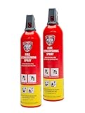 IWH Vertriebs Premium Feuerlöschspray - STOPFIRE - 2 x 750ml - Autofeuerlöscher - REINOLDMAX (2) auch für Fettbrände, 32 x 9 x 7 cm