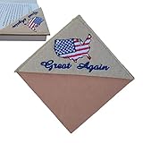 Ruilonghai Lesezeichen für Frauen | Handbesticktes Eck-Lesezeichen mit amerikanischer Flagge | Handgenähtes Filz-Ecken-Lesezeichen für Bücherleser, sinnvolle Geschenke