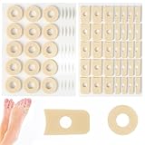 KIRZAX 10 Stück Hühneraugenpflaster zum Schutz der Füße, selbstklebende Hornhautschutzpolster, Hühneraugenpflaster, zur Linderung von Schmerzen und Blasenbildung beim Entfernen der Hornhaut