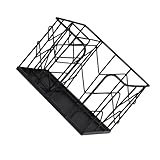 SEWACC Eisen Stiftehalter Schreibtisch Organizer mit Fächern Langlebiger Desktop Pen Pot für Bürobedarf und Schreibwaren Glatte Oberfläche als Dorm Essentials