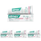 elmex Zahnpasta Sensitive Professional Repair & Prevent 75 ml – medizinische Zahnreinigung für sofortigen*, anhaltenden Schutz – beugt Zahnfleischrückgang & neuen Schmerzen vor (Packung mit 4)