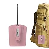 Reisesafe, tragbarer Safe – Outdoor-Safe – kleiner wasserdichter tragbarer Safe. Stellen Sie Ihre eigene Kombination aus Vorhängeschloss ein