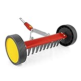 WOLF-Garten - Vertikutier-Roller multi-star® UR-M 3'NEU2018, Rot, 30x60x16 cm; 71AAA036650