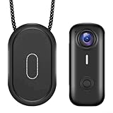 Vidonergy Kompakte magnetische Action-Kamera mit Video- und WiFi-Konnektivität, 120°-Weitwinkelobjektiv für Outdoor-Abenteuer, ABS für Radfahren oder Reisen (schwarz)