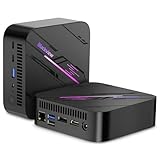 Blackview MP100 Mini PC Gaming AMD Ryzen 7 5825U(8C/16T,bis zu 4.5 GHz),Windows 11 Pro LPDDR4 16GB RAM 512GB NVME PCIe3.0 SSD,WiFi6/USB 3.2 * 2/4K UHD/RGB Lights/Type C 3.0 * 2/BT 5.2