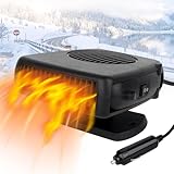 Mineup 12V 150W Autoheizung, 2 In 1 Auto Heizung Defroster, Auto Heizlüfter, Anti-Beschlag Auto-Heizung, Auto Heizung Entfroster, Ventilator Autoheizung für KFZ Wohnmobil LKW Wohnwagen