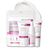 ARCHIDATE Retinol Gesichtspflege Set Damen - 3PCS Beauty-geschenkset - Hautpflege Set & Kit mit Reiniger-Augencreme-Creme - Reisegrößen Feuchtigkeit Beauty Set Teenager Mädchen - Gesichtsreinigung Set