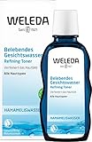 WELEDA WELEDA Bio Belebendes Gesichtswasser, erfrischendes Naturkosmetik Tonikum gegen unreine Haut und zur Verfeinerung des Hautbildes, Gesichtsreinigung für jeden Hauttyp geeignet (1 x 100 ml), Belebend & erfrischend