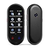 Adelagnes Z8 Sprachübersetzer Gerät,Übersetzungsgerät mit Sprachausgabe Translator,Echtzeit 138 Sprachen und Akzente mit WiFi/Offline/Foto Unterstützung für Reisen,Lernen und Business,Black