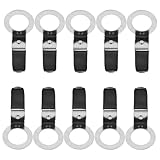 UTHCLO 10 Stück Metall Auto Lüftungsschlitzclips für Lufterfrischerflaschen Einfache Montage Langlebige Autohalterung für Lüftungsschlitze Auto Innenraum Zubehör