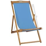 Cerlingwee Strandkorb, Blauer bequemer Liegestuhl für den Garten