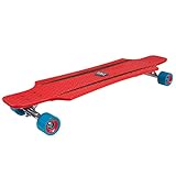 HUDORA Longboard CruiseStar rot/blau 92x24cm Skateboard Streetboard Cruiserboard Streetsurfer Board
