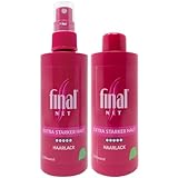 Final NET Mehr Volumen - Ansatzspray mit extra starkem Halt, Volumen Spray, Haarspray für alle Haartypen, Haarauffüller Spray, Haarspray unparfümiert, Haarpflege Set - 125 ml + 125 ml Austauschflasche