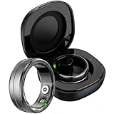 findtime Smart Ring Fitness Tracker Schrittzähler Kalorienzähler Smartringe für Damen Herren Android iOS Pulsmesser Fitness Ring Tracker Schlaf Ring Gesundheitsring Smartring Aktivitätstracker
