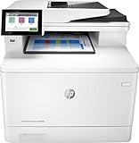 HP LaserJet Enterprise M480f Multifunktions-Farblaserdrucker (Drucker, Scanner, Kopierer, Fax, LAN, Duplex) weiß