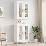 Generisch Hängeschrank Weiß 69,5x34x90 cm,jiangboyue-812276