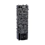 Harvia Cilindro Black Steel Saunaofen 7,0 kW PC70 integrierte Steuerung Edelstahl Schwarz