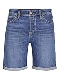 JACK&JONES Herren Jjirick Jjioriginal 360 Sn Shorts, Blue Denim/Pack:AM 365, M