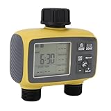 Fabater Bewässerungs-Timer, Einstellbare Regenverzögerung, IPX5 Wasserdichter Schlauch-Bewässerungsregler für Rasen und Hof