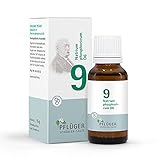 PFLÜGER Schüßler Salze Nr. 9 Natrium phosphoricum D6 - 15g Globuli - Das Salz des Stoffwechsels - laktosefrei