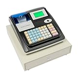 GroßE KapazitäT Registrierkasse FüR Kleinunternehmen Mit Kassenschublade Doppelanzeige Elektronische Kasse Supermarkt Kiosk Einzelhandel Kassensystem Tischhalterung Mehrere Zahlungsarten 48 Tasten