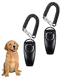 TODREMOU Hundepfeife Rütter Rückruf Hundepfeifen-Armband Hunde Pfeifen Pfeife Hund Hundepfeiffe Hochfrequenz, Hund-Klicker Hundeklicker Set