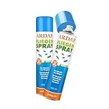 ARDAP Repell Fliegenspray 2 x 400ml - Bestes Mittel gegen Fliegen - Fliegenspray Wohnung- Insektenspray & Ungezieferspray - Schädlingsfrei - Wirkt schnell & effektiv (PT19)