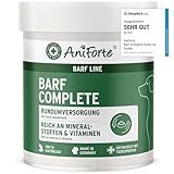 AniForte Barf Complete Pulver für Hunde - Natürliche Rundumversorgung, Ausgewogener Zusatz beim Barfen, Reich an Mineralstoffen & Vitaminen